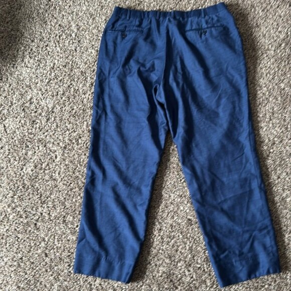 Ermenegildo Zegna 34 x 26 Blue Torino Dress Pants - Picture 5 of 7